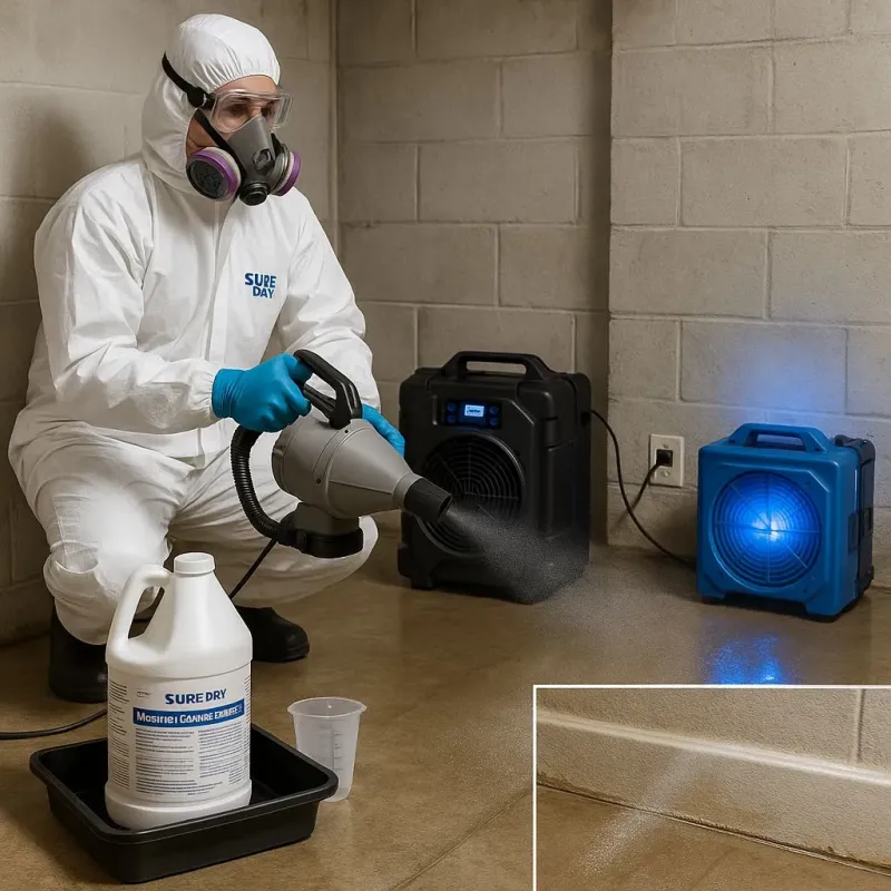 Sanitization and Odor Removal process in Saco, ME